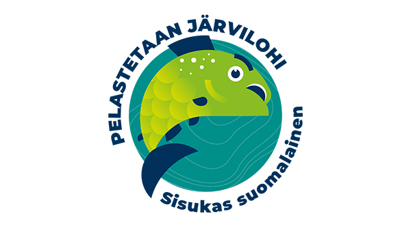Pelastetaan järvilohi -kampanjan logo